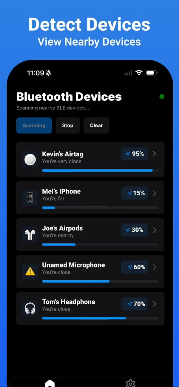 Screenshot #2 pour Bluetooth Finder: Find Devices