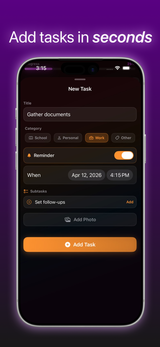 FocusTask: To-Do List Screenshot 5 of 6