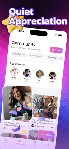 Caive - Creat & Share, Chat Screenshot 3 of 4
