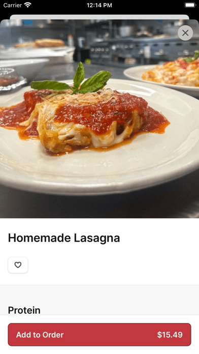 Amore Pizza and Pasta iPhone screenshot 3 - Food & Drink app