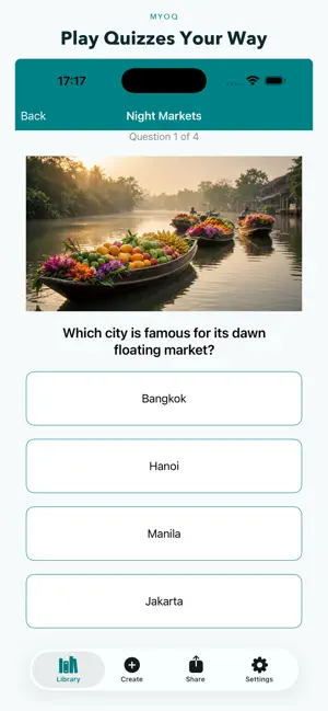 MYOQ: Make Your Own Quiz screenshot 1