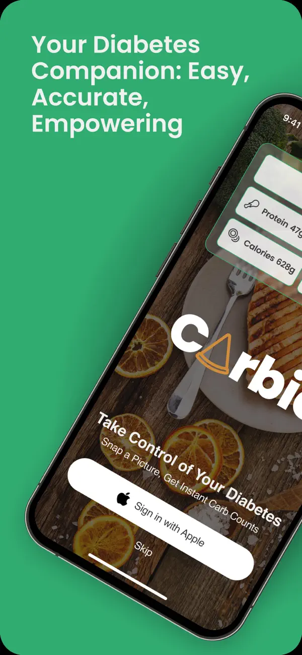 Screenshot #1 pour Carbie - AI carb tracker