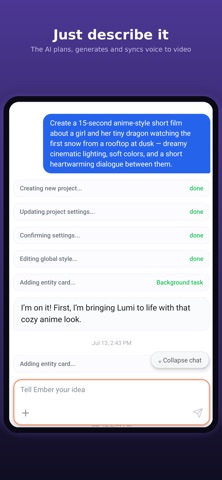 Genra AI - AI Video Agent iPhone screenshot