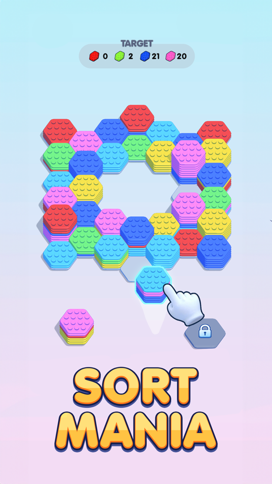 #3. Hexago Sort:Color Brick Puzzle (iOS) 由: Viet Do