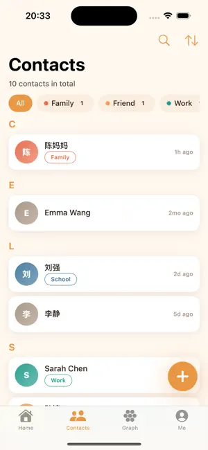 LifeNetwork - Personal CRM screenshot 3