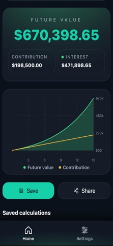 Compound Interest FreeCalc Screenshot 5 of 6
