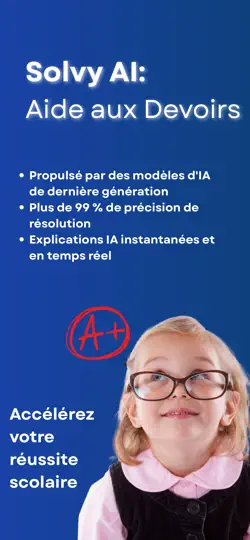 Capture d'écran de Solvy IA - Aide Aux Devoirs sur iPhone 1
