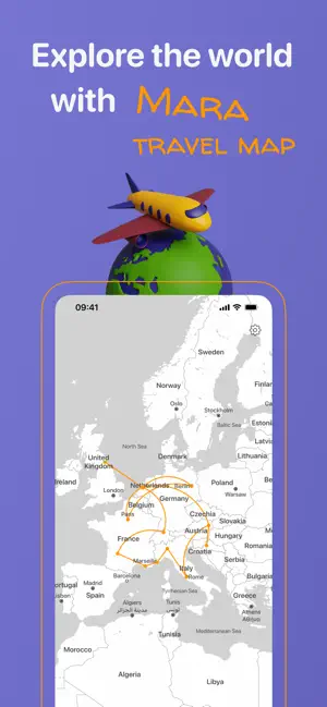 Mara - travel map screenshot 1