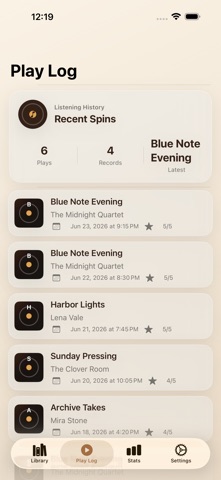 Vinyl Crate Log Screenshot 2 of 4