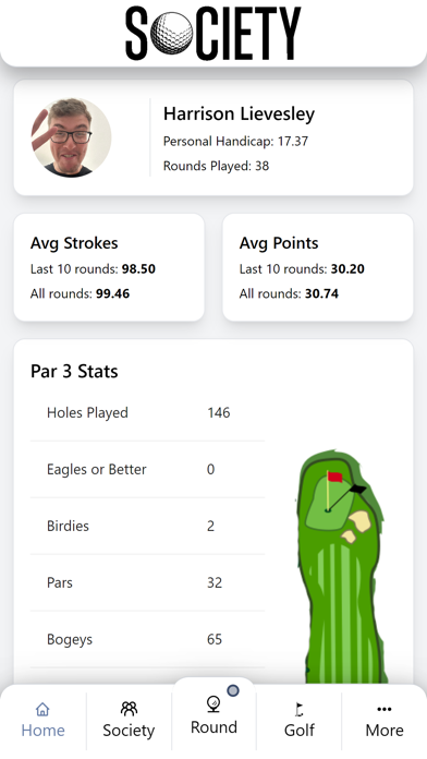 My Society Golf Screenshot