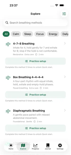 BreathLever: Breathing Library screenshot 2