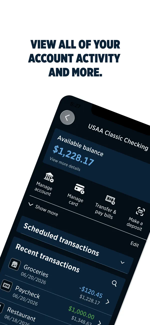 Screenshot #3 pour USAA Mobile
