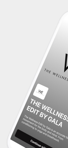 THE WELLNESS EDIT BY GALA iPhone screenshot