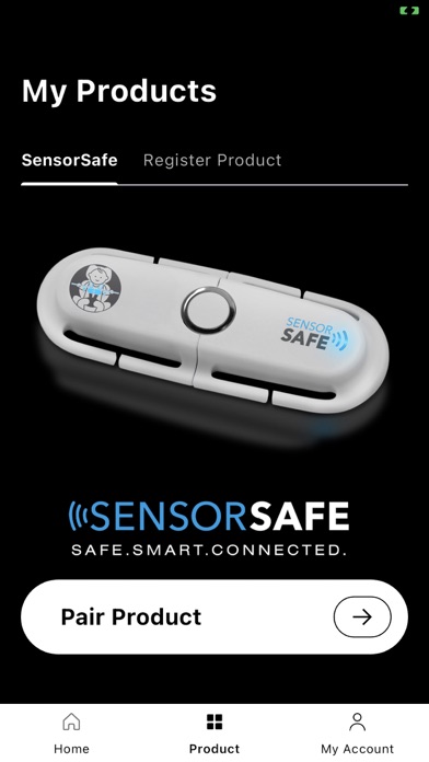 CYBEX SensorSafe Screenshot