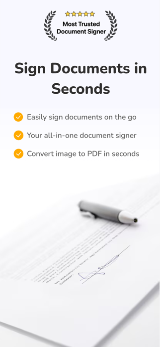 Sign Documents: PDF Signee Screenshot 1 of 5