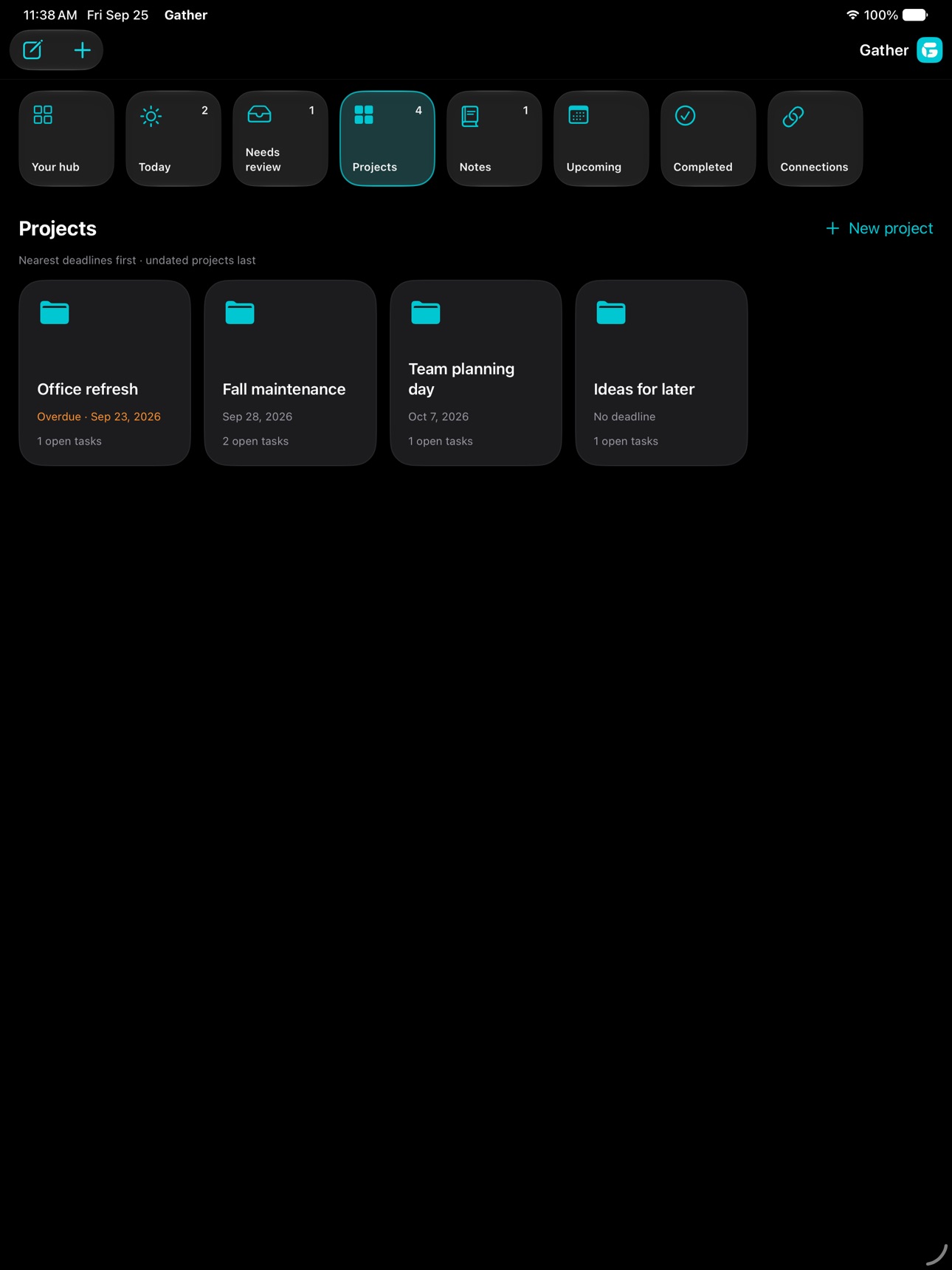 Screenshot 10 of Gather: Tasks & Notes