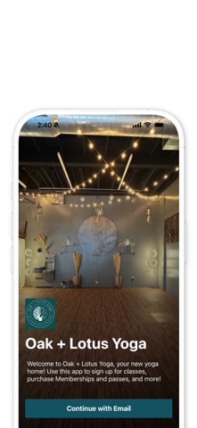 Oak + Lotus Yoga screenshot