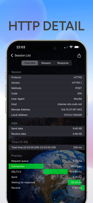 Http traffic capture Screenshot 3 of 8