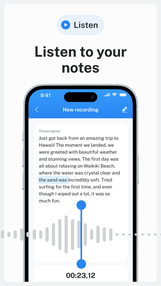 #5. Zap Voice. Record & Transcribe (iOS) Podle: Meteor Mobile