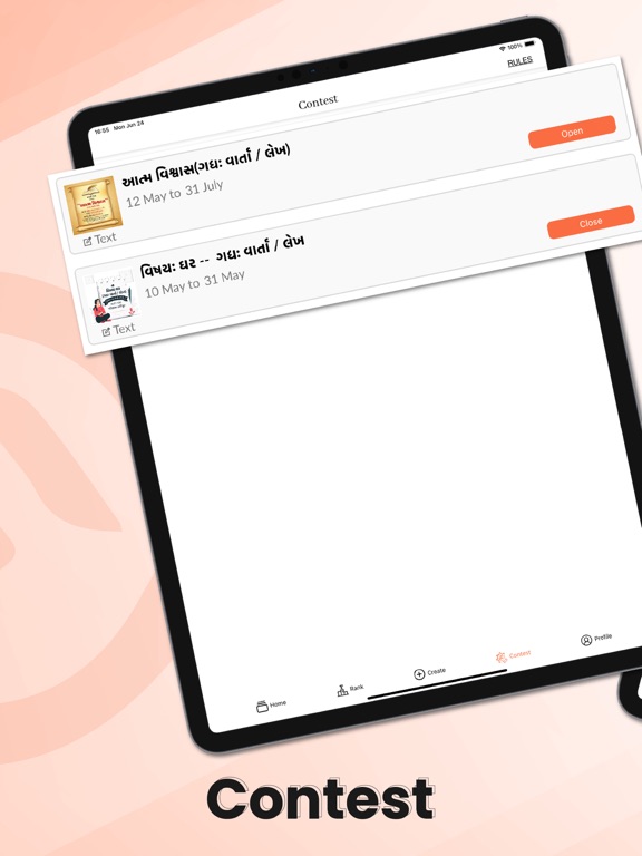 Quote Maker for Writers iPad screenshot 6 - Social Networking app
