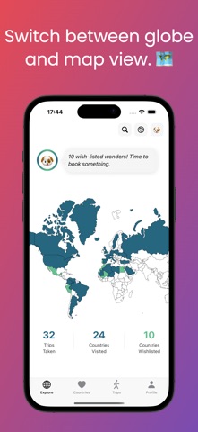 Trav - Country & Trips Tracker screenshot