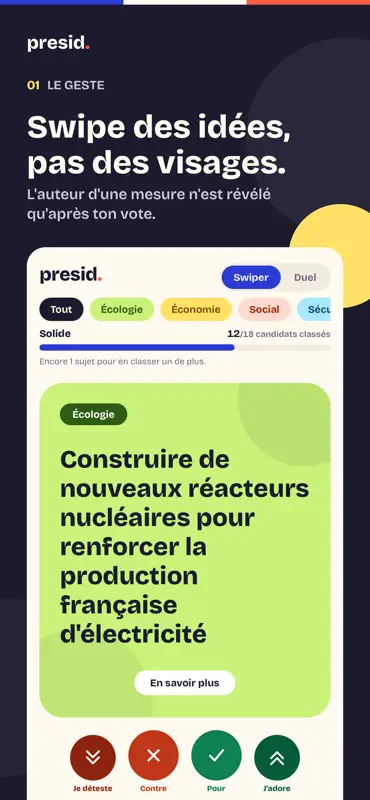 presid — présidentielle 2027 screenshot 1 of 5