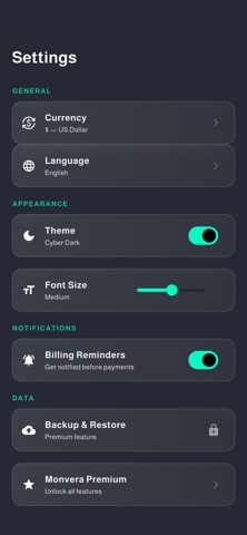 Monvera screenshot