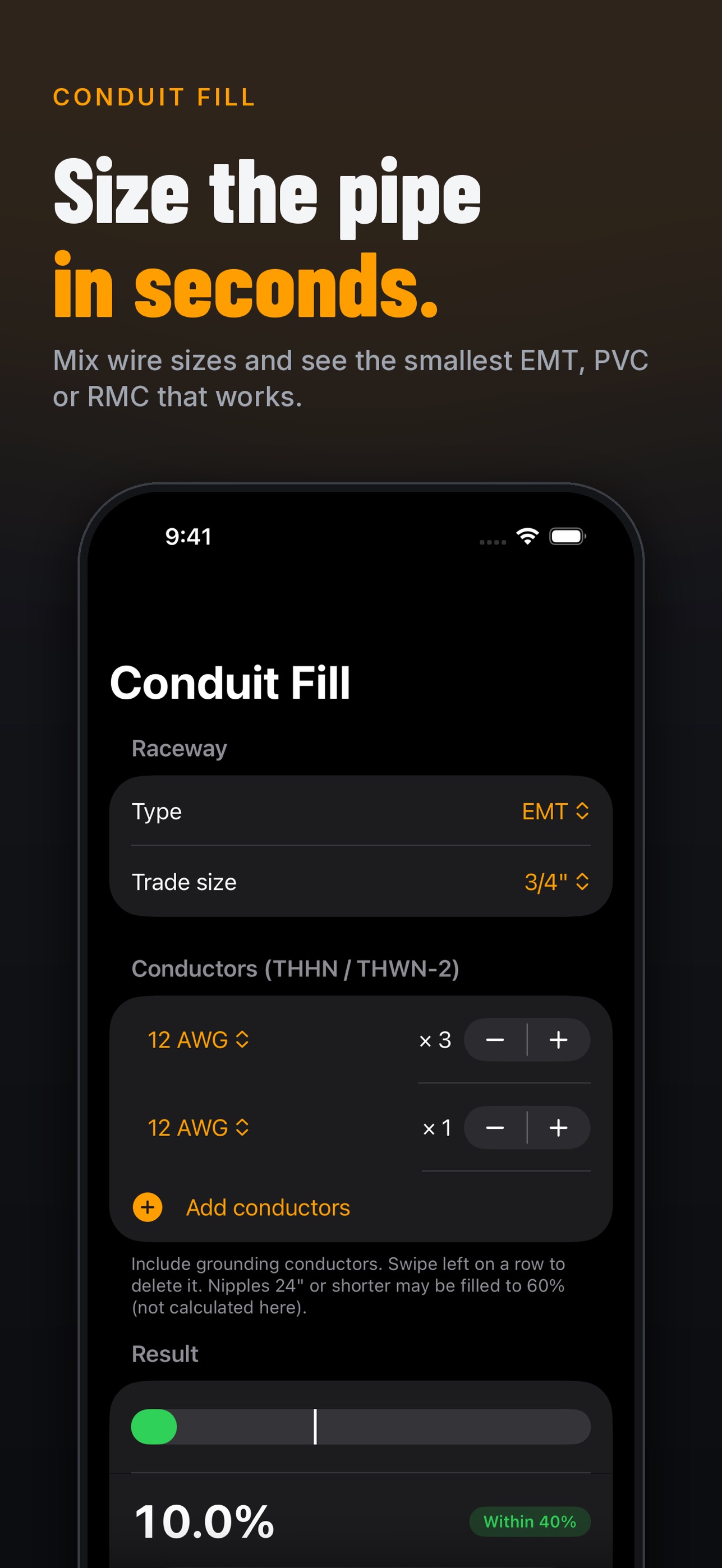 Screenshot 5 of BendBox: Conduit Bending Calc