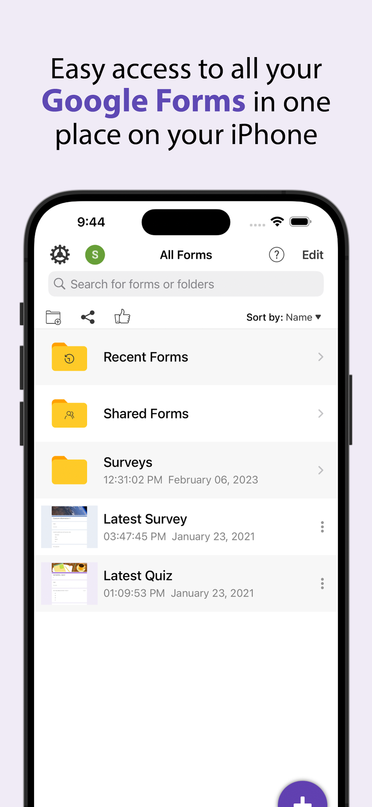 Form for Google Forms