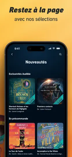 Capture d'écran de Audible : Livres Et Podcasts sur iPhone 3