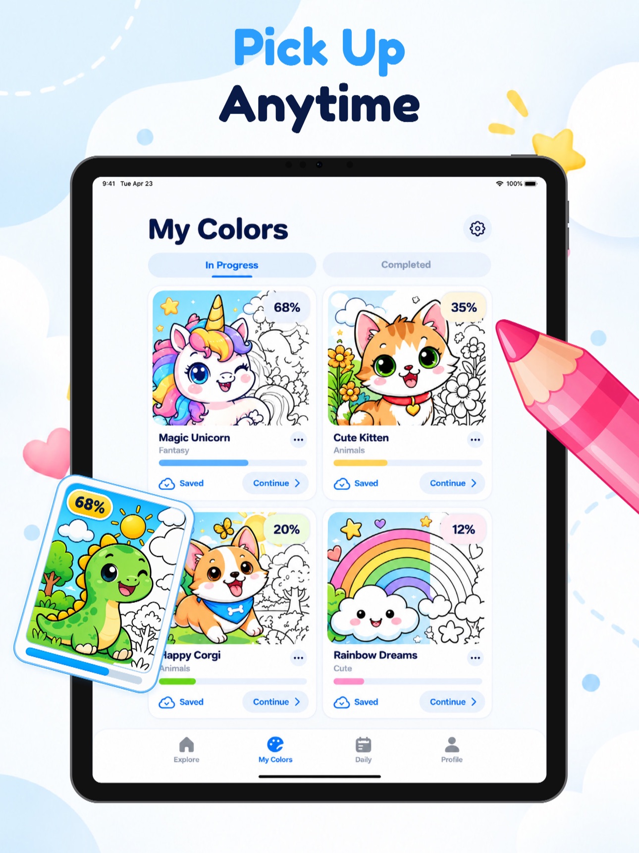 Screenshot 8 of Coloring Games: Paint & Relax
