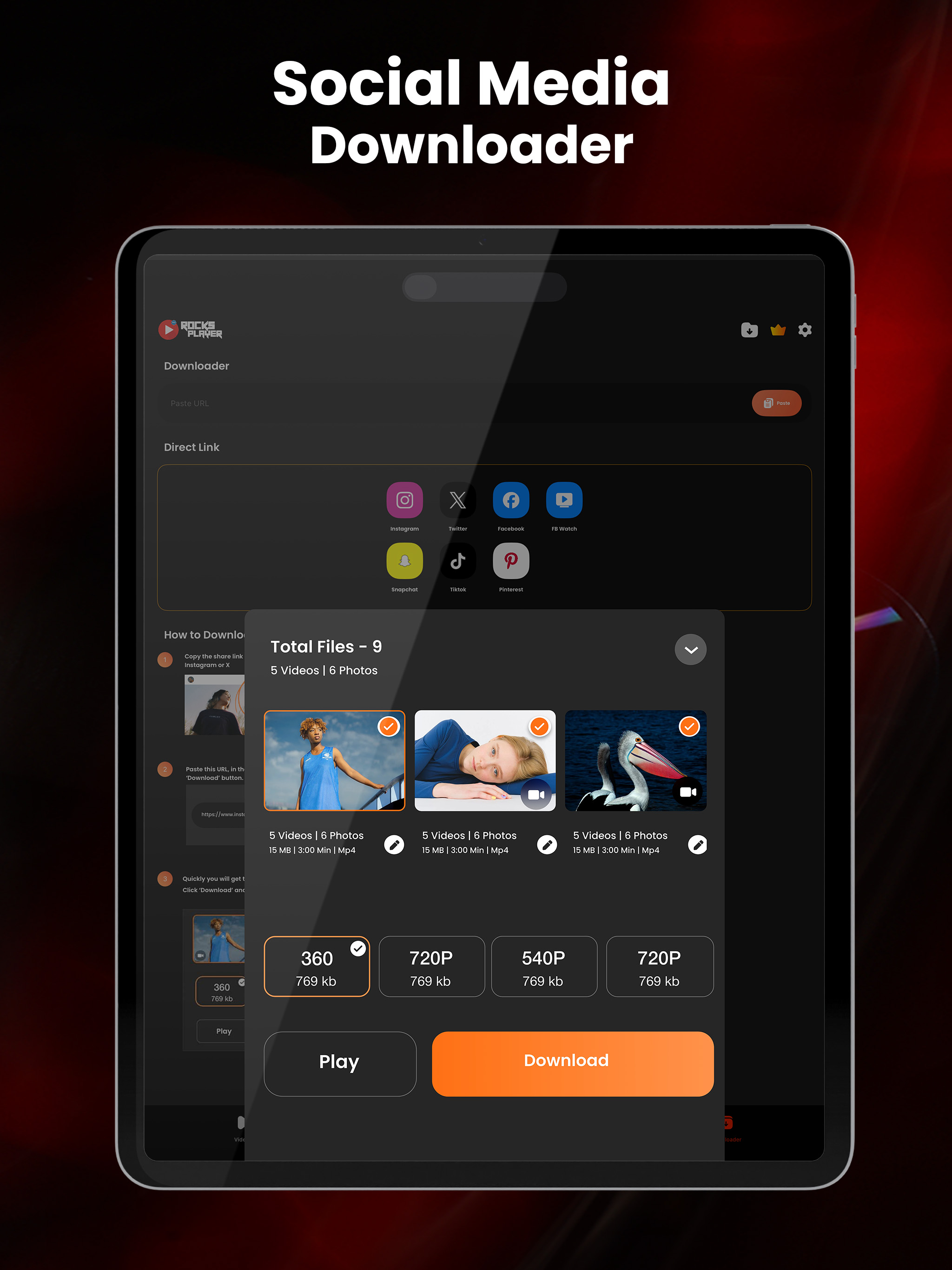 Rocks Video Player: HD & MKV