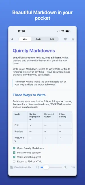 Quirely Markdown+LaTeX Editor screenshot 1