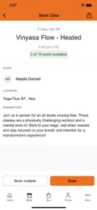 Yoga Flow SF screenshot #3 for iPhone