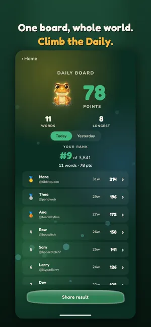 Froggles: Pet Word Game screenshot 3