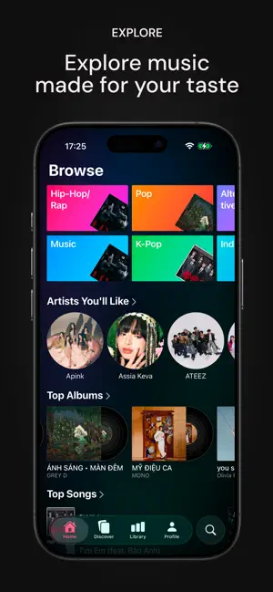 Audo: Swipe To Discover Music screenshot 3