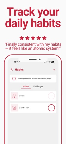 Atomic Habits: Goal Tracker Screenshot 1 of 5