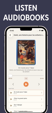 French Reading and Audio Books iPhone screenshot