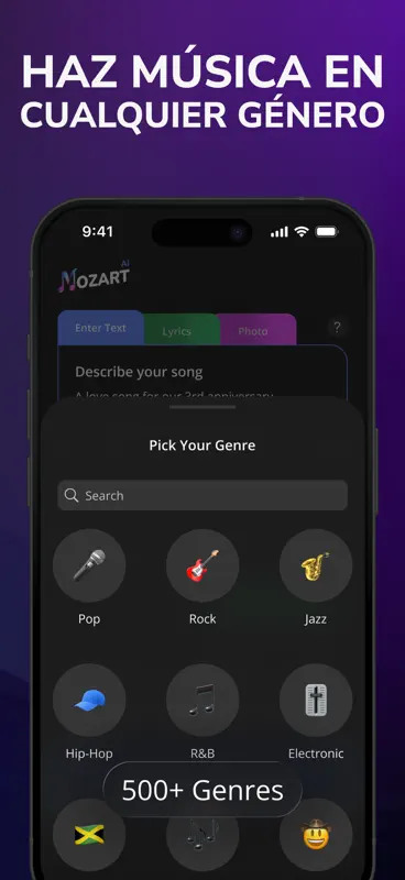 Creador de Música IA - Mozart screenshot 6 of 8