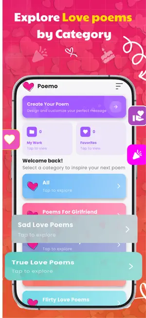 Love Poems Pro screenshot 1