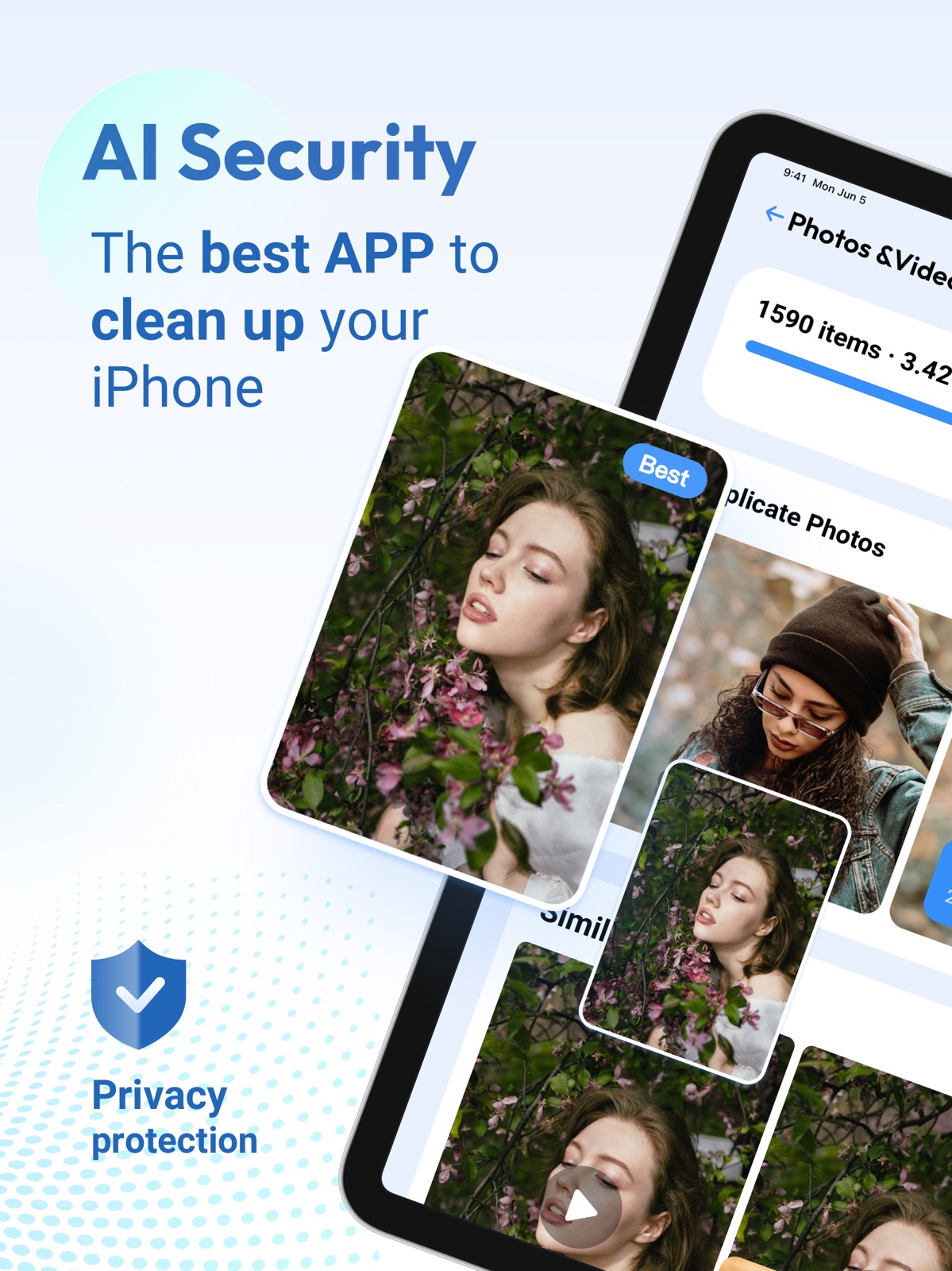 AI Security: Storage Privacy ipad screenshot 1