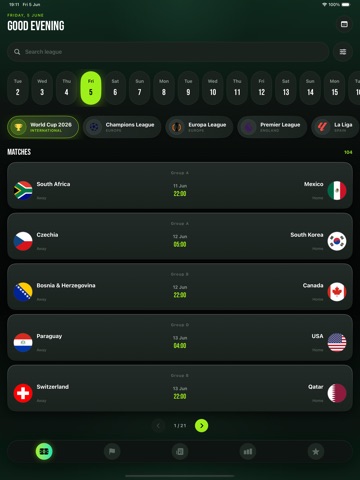 Worldwide Football Zone iPad screenshot 1
