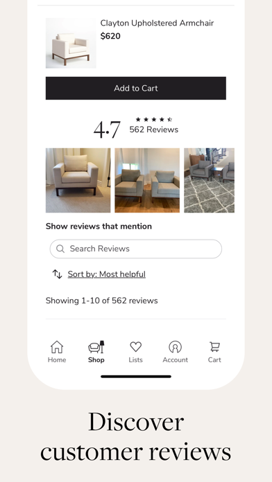 Joss & Main: Furniture & Decor Screenshot