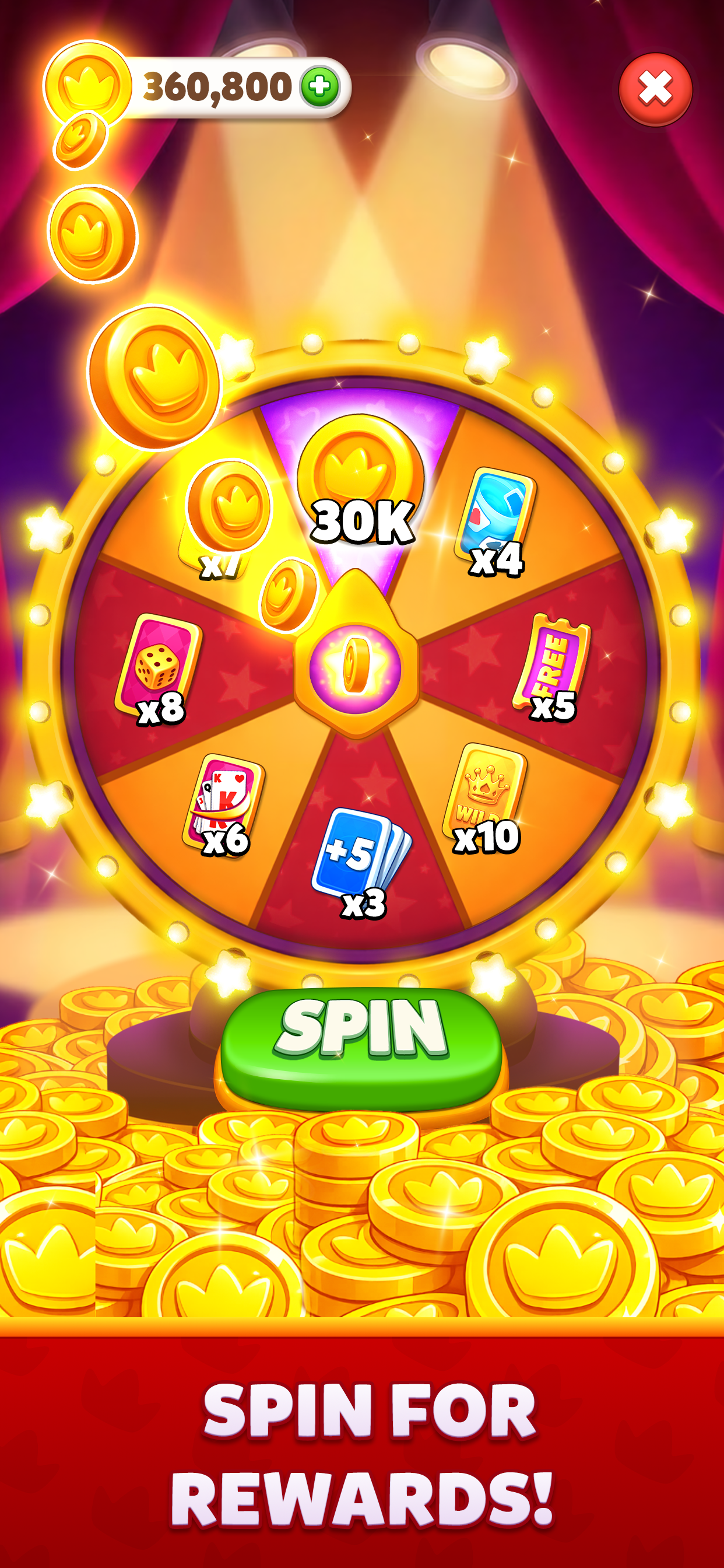 Royal Solitaire: TriPeaks Fun screenshot 4