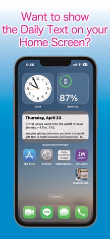 DailyTextWidget Screenshot 1 of 4