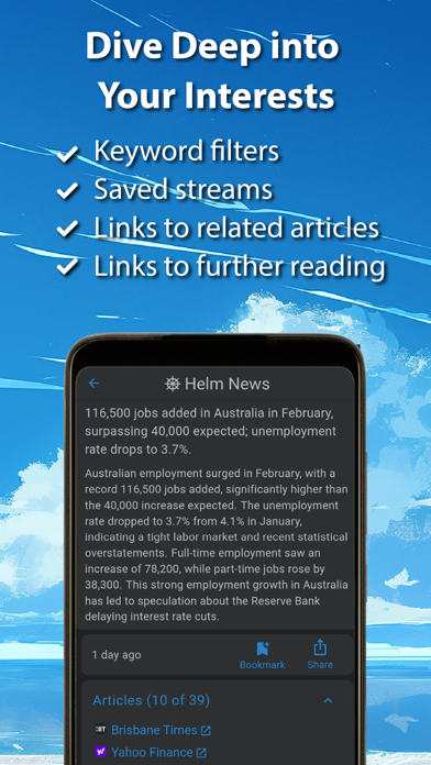 Helm News: Calm, Clear Facts Screenshot