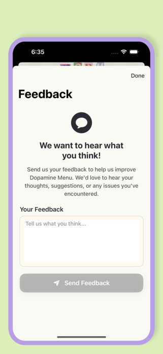 Dopamine Menu Screenshot 6 of 6