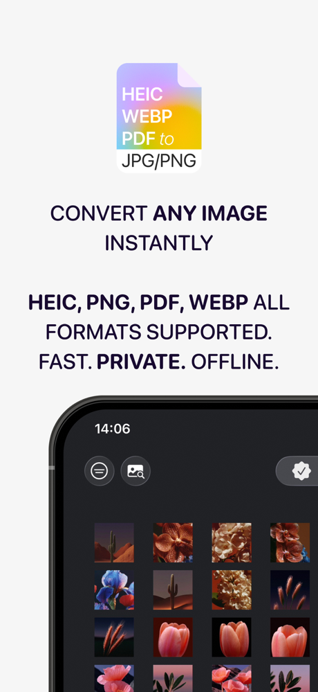 JPG Converter: HEIC, PDF, RAW screenshot 1