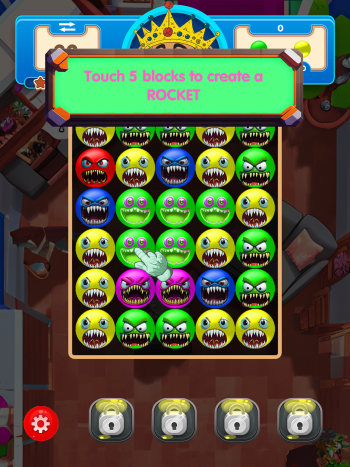 POP Germs Match 3 Puzzle