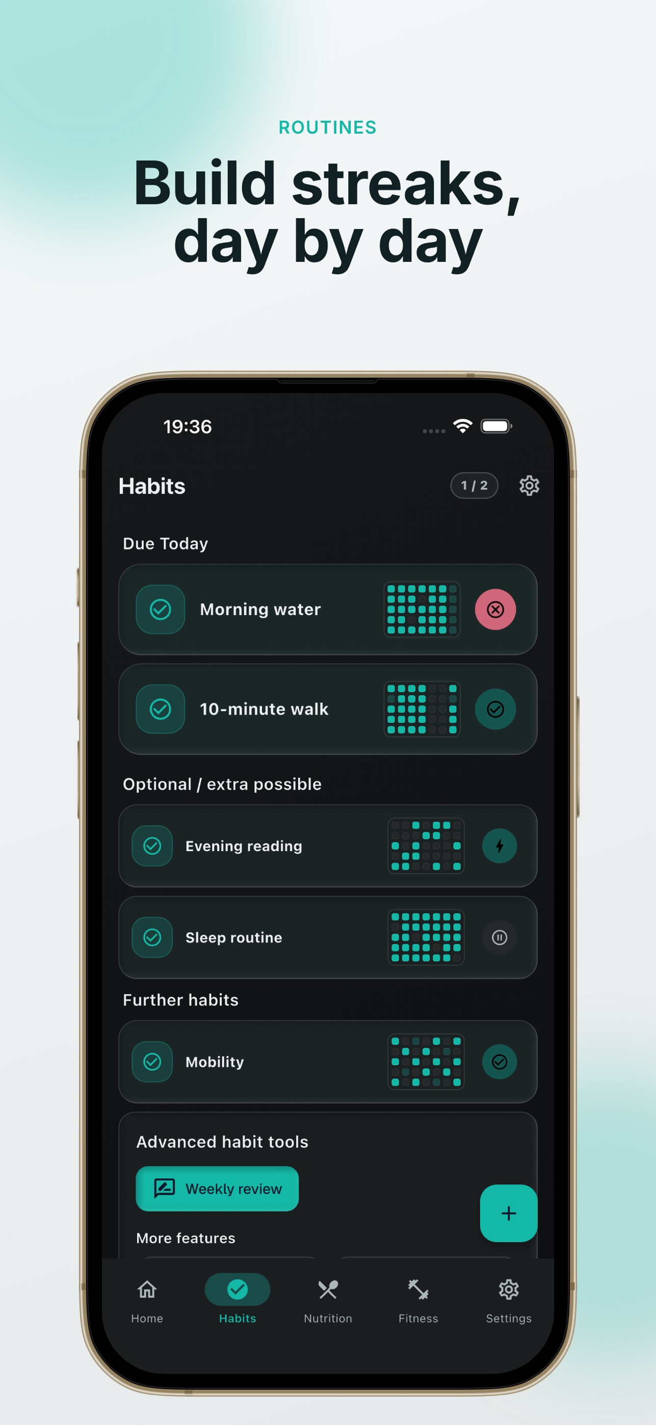 Screenshot 3 of HabitFit – Habits & Fitness